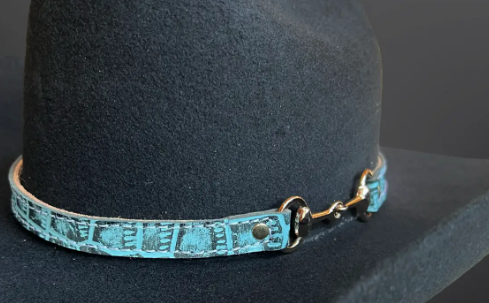 Embossed Leather Snaffle Bit