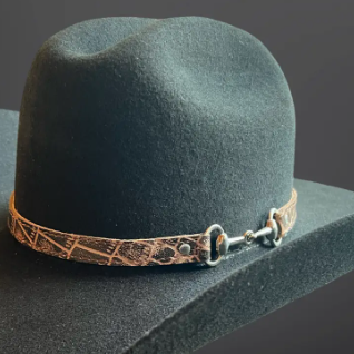 Embossed Leather Snaffle Bit