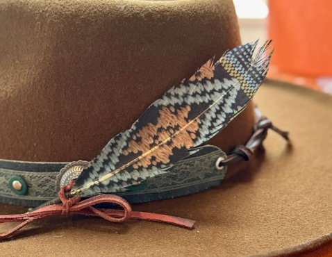 Night Weaver Hat Feather