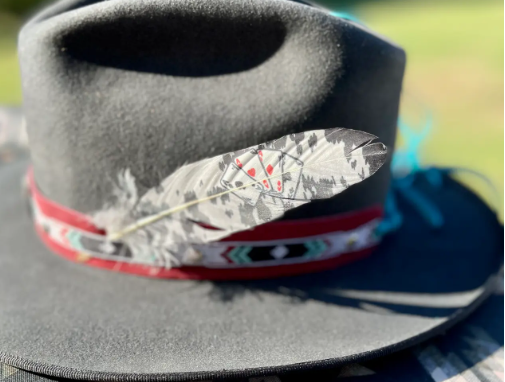 Aces High Hat Feather
